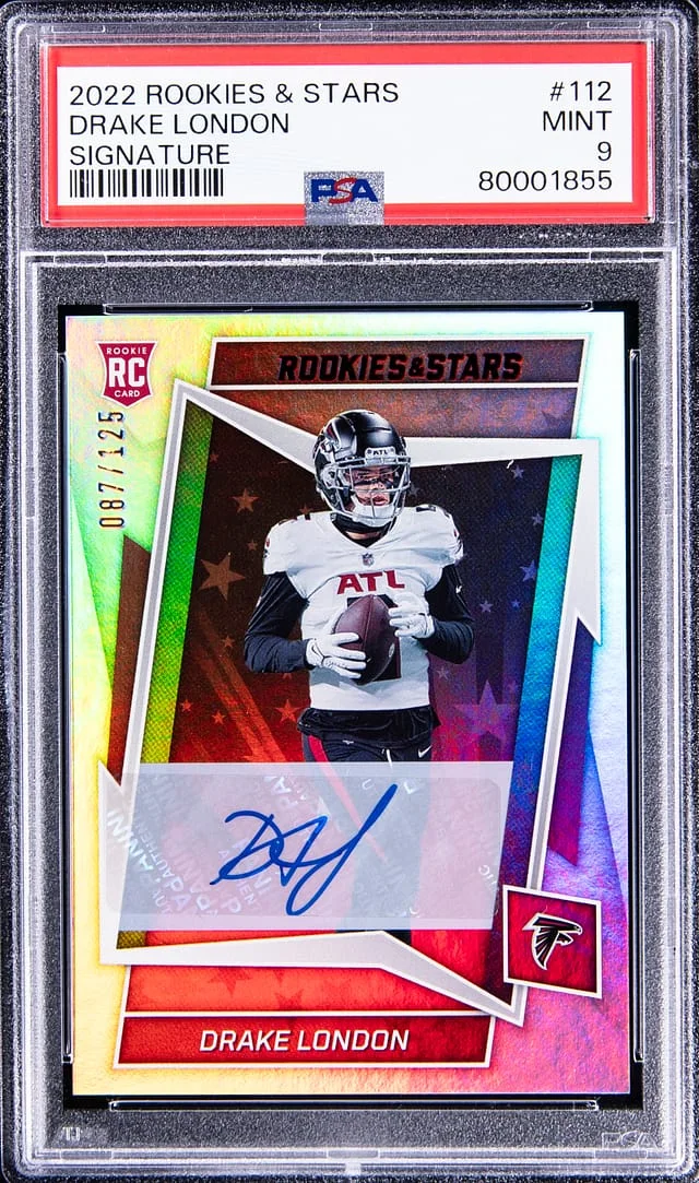 2022 Panini Drake London Rookies & Stars Signature #112 card image