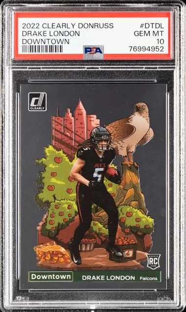 2022 Panini Drake London Clearly Donruss Downtown #DT-DL card image