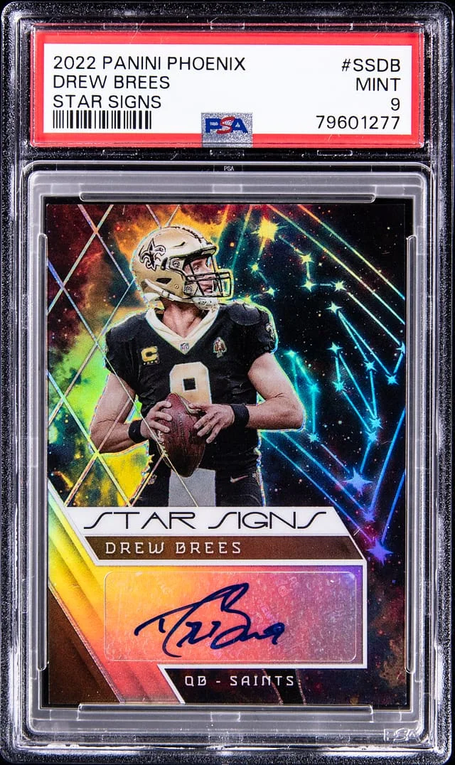 2022 Panini Drew Brees Phoenix Star Signs #SS-DB card image