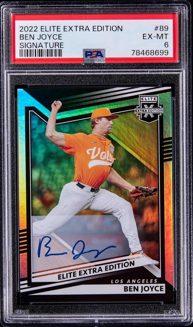 2022 Panini Elite Extra Edition Ben Joyce Signature #89 card image