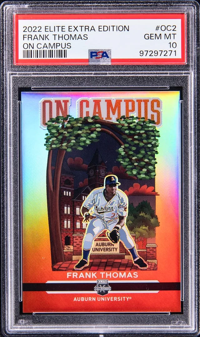 2022 Panini Elite Extra Edition Frank Thomas On Campus #OC2 card image
