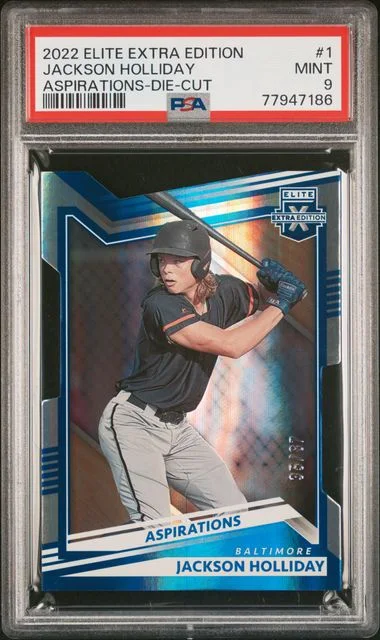2022 Panini Elite Extra Edition Jackson Holliday Signature #1 card image
