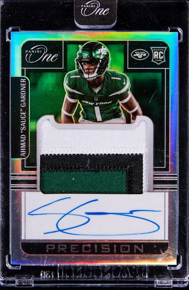 2022 Panini Encased Ahmad Sauce Gardner Precision #303 card image