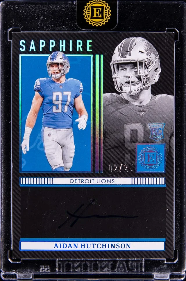 2022 Panini Encased Aidan Hutchinson Sapphire Signature #SS-AH card image