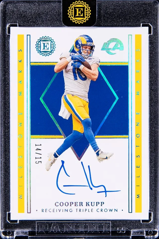 2022 Panini Encased Cooper Kupp Milestone Marks #MM-CK card image