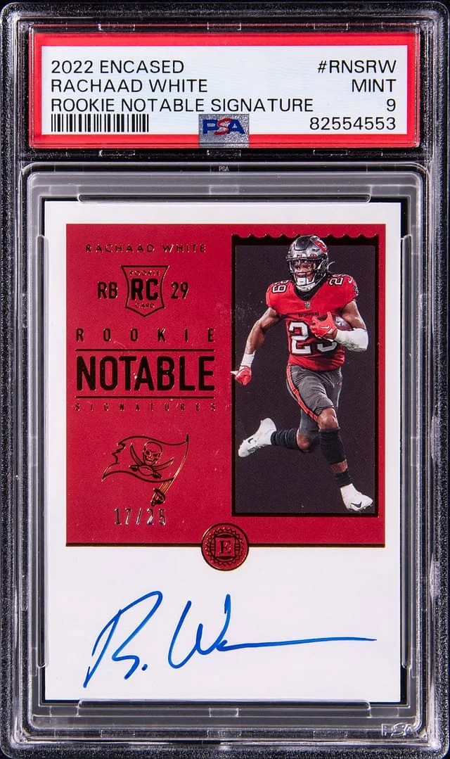 2022 Panini Encased Rachaad Notable Signatures #RNSRW card image
