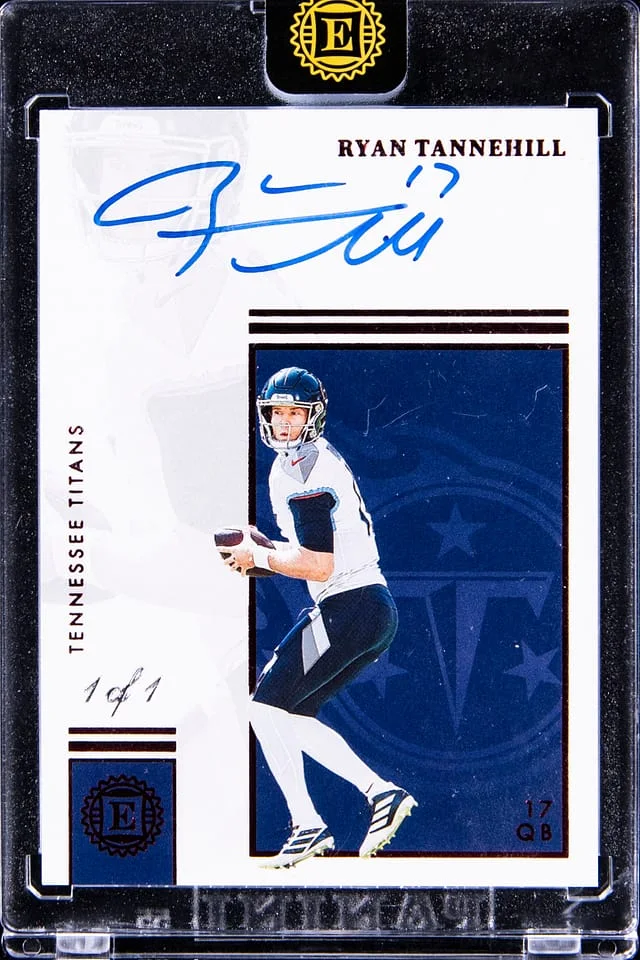 2022 Panini Encased Ryan Tannehill Autographs Red #12 card image