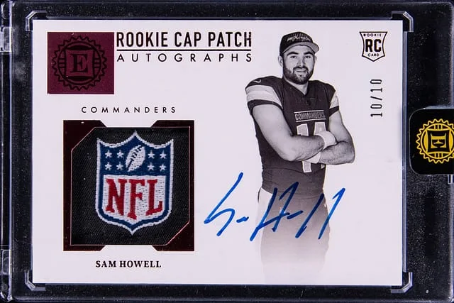 2022 Panini Encased Sam Howell #125 card image