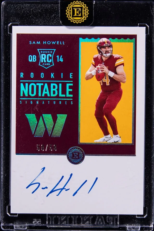 2022 Panini Encased Sam Howell Notable Signatures #RNS-SH card image