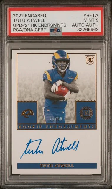 2022 Panini Encased Tutu Atwell Update 2021 Endorsements #RE-TA card image