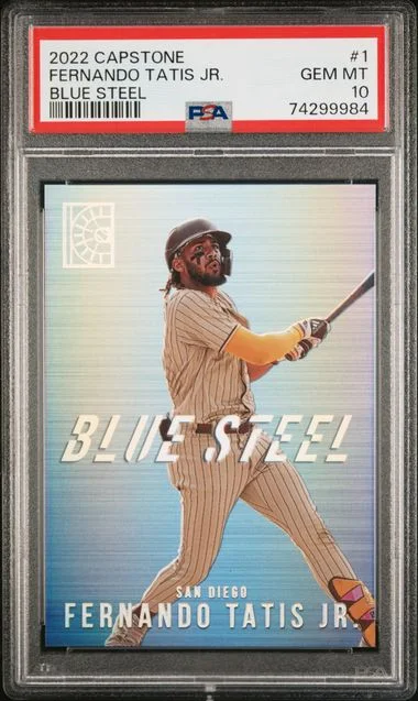 2022 Panini Fernando Tatis Jr. Capstone Blue Steel #BS-1 card image