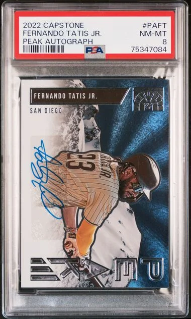 2022 Panini Fernando Tatis Jr. Capstone Peak Autograph #PA-FT card image