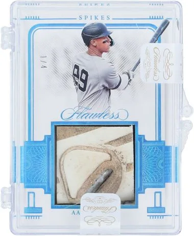 2022 Panini Flawless Aaron Judge Game-Used Spikes #Sp-Aj card image