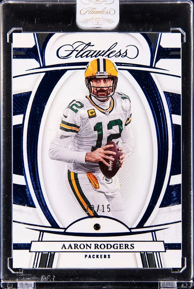 2022 Panini Flawless Aaron Rodgers Sapphire #23 card image