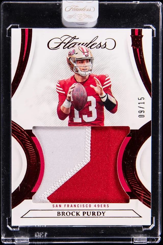 2022 Panini Flawless Brock Purdy Patch - Panini Sealed #RP-BP card image