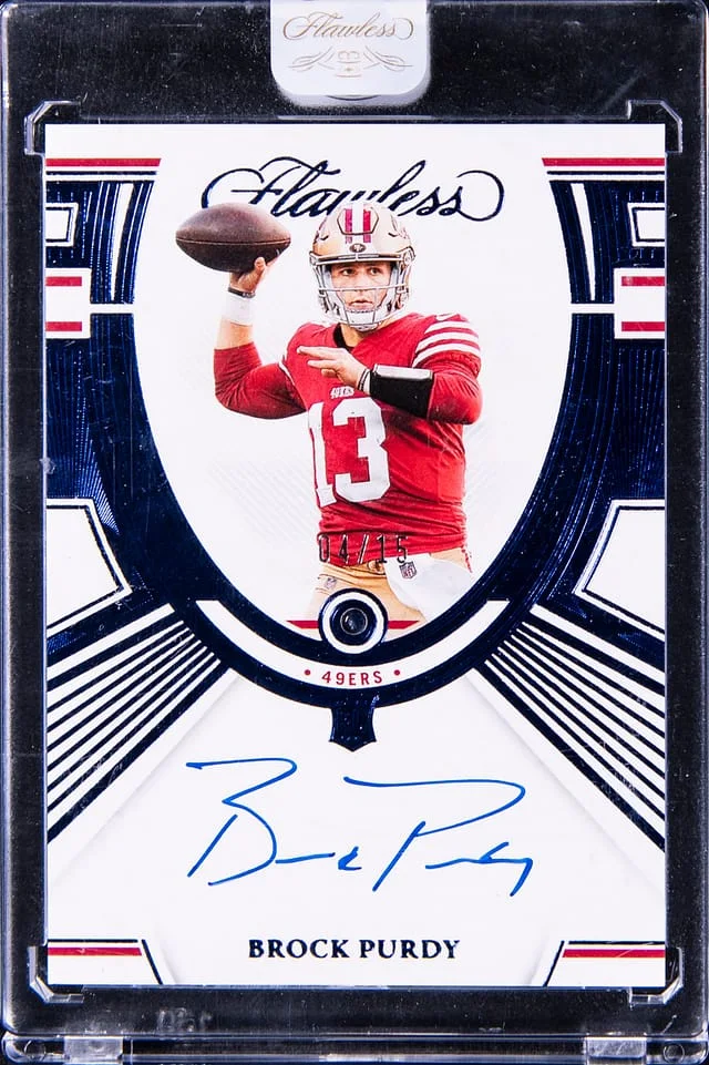 2022 Panini Flawless Brock Purdy Sapphire #RGM-BP card image