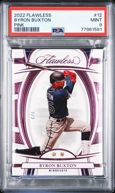 2022 Panini Flawless Byron Buxton Pink #12 card image