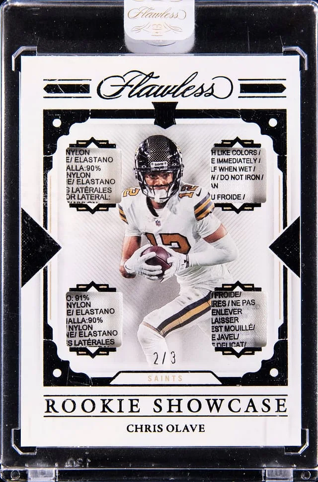 2022 Panini Flawless Chris Olave Showcase #RS-CO card image