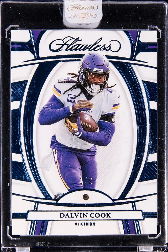 2022 Panini Flawless Dalvin Cook Sapphire #45 card image
