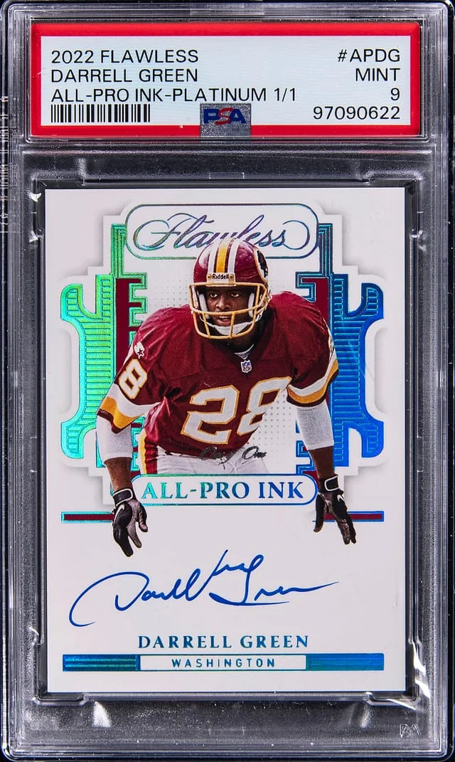 2022 Panini Flawless Darrell All-Pro Ink Platinum #AP-DG card image