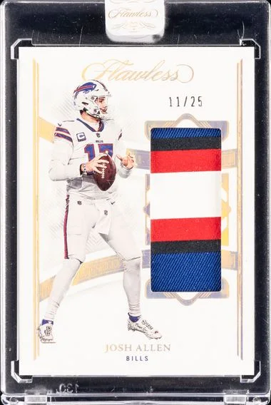 2022 Panini Flawless Football Josh Allen Patches #P-JA card image