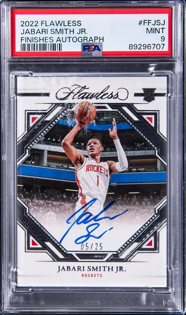 2022 Panini Flawless Jabari Smith Jr. Finishes Autograph #FF-JSJ card image