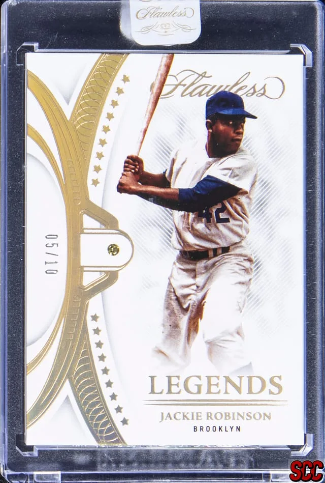 2022 Panini Flawless Jackie Robinson Legends #23 card image