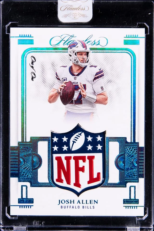 2022 Panini Flawless Josh Allen Shields #FS-JA card image