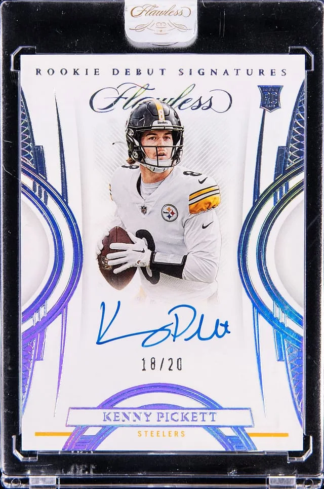2022 Panini Flawless Kenny Pickett Debut Signatures #RDS-KP card image