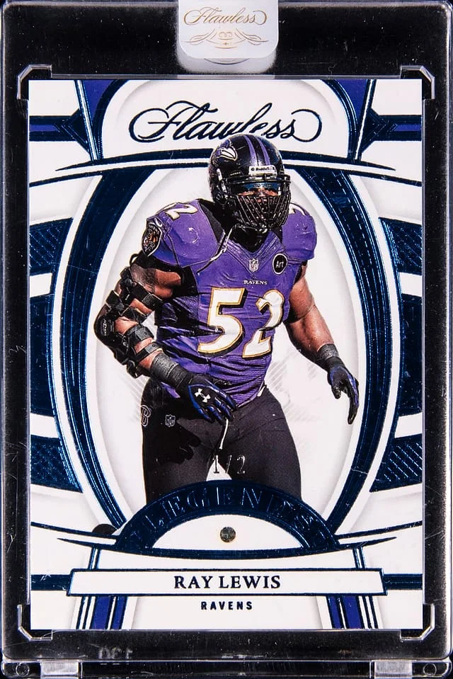 2022 Panini Flawless Ray Lewis Sapphire #90 card image