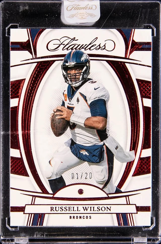 2022 Panini Flawless Russell Wilson Ruby #19 card image