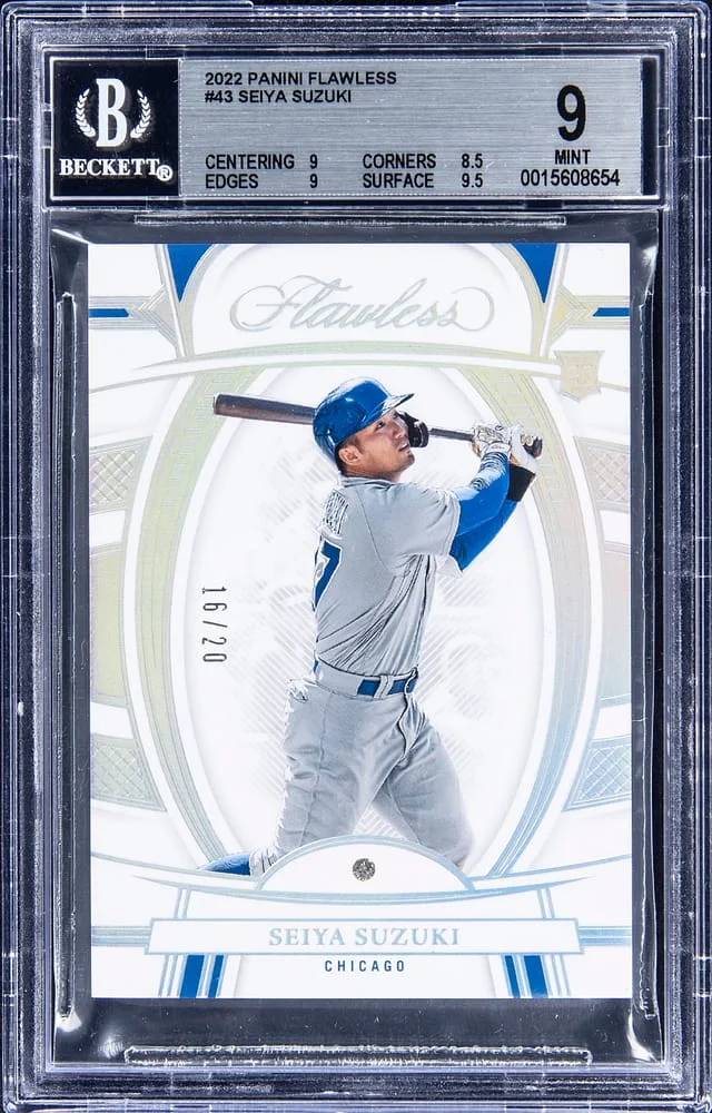 2022 Panini Flawless Seiya Suzuki #43 card image