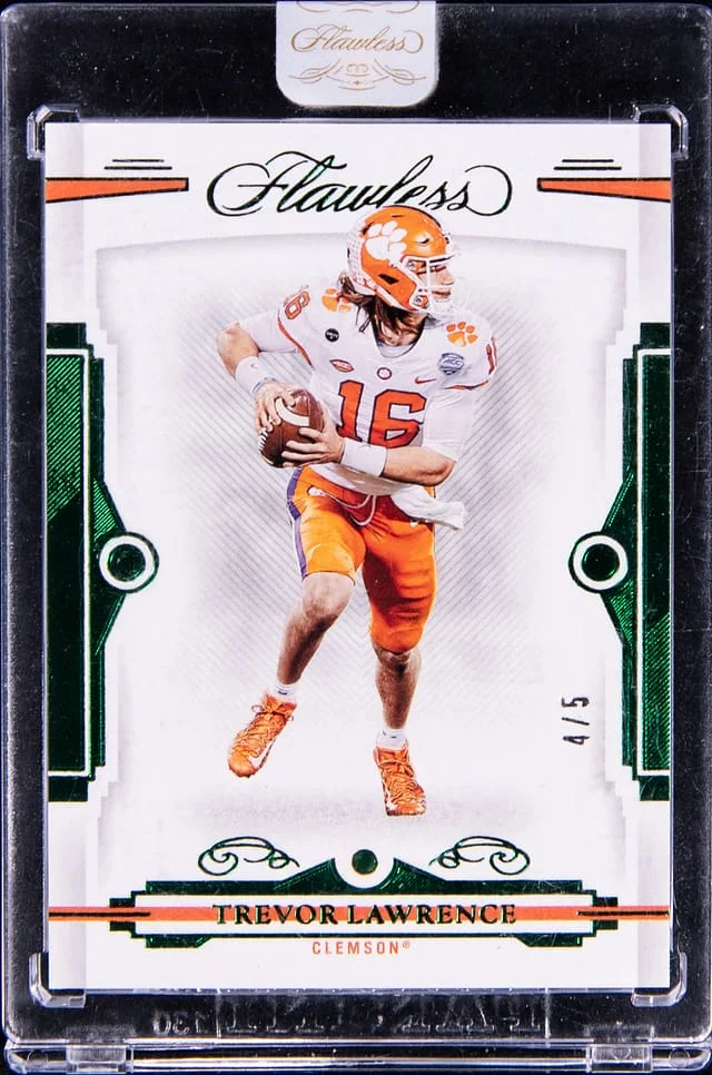 2022 Panini Flawless Trevor Lawrence Collegiate #86 card image