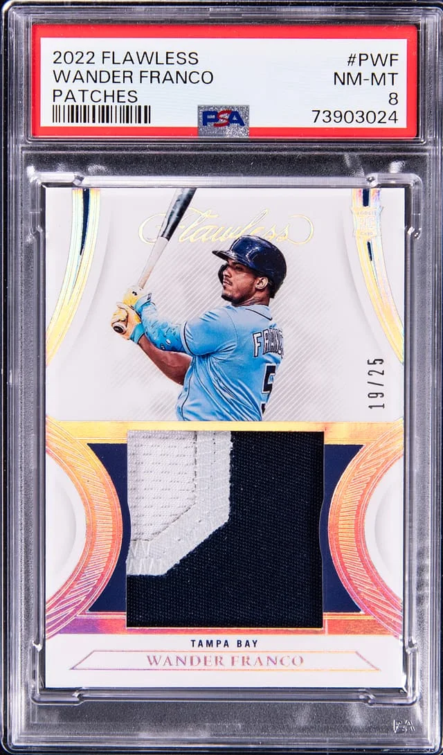 2022 Panini Flawless Wander Franco Patches #P-WF card image
