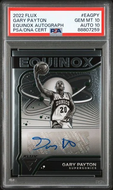 2022 Panini Flux Gary Payton Equinox Autographs #EA-GPY card image