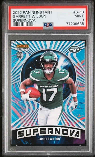 2022 Panini Garrett Wilson Instant Supernova #S-18 card image