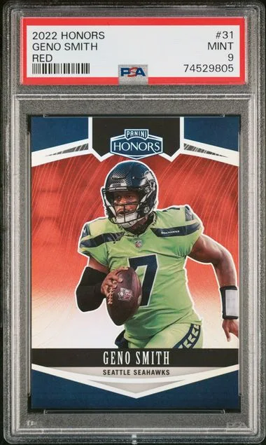 2022 Panini Geno Smith Honors Red #31 card image