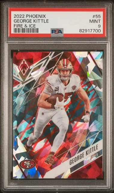 2022 Panini George Kittle Phoenix Fire & Ice #55 card image