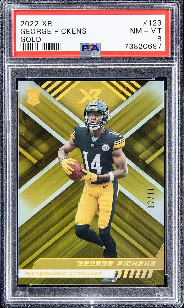 2022 Panini George Pickens XR Gold #123 card image