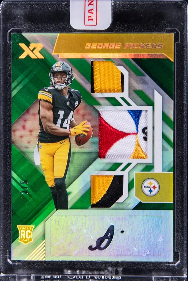2022 Panini George Pickens Zenith Patch Autographs #223 card image