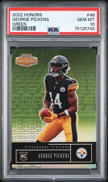 2022 Panini George Pickens Honors Green #48 card image