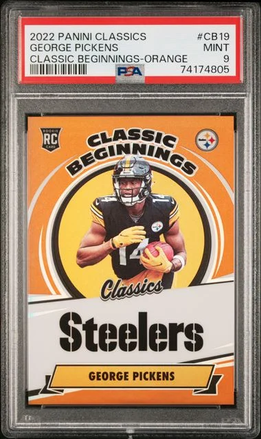 2022 Panini George Pickens Classics Classic Beginnings Orange #CB-19 card image
