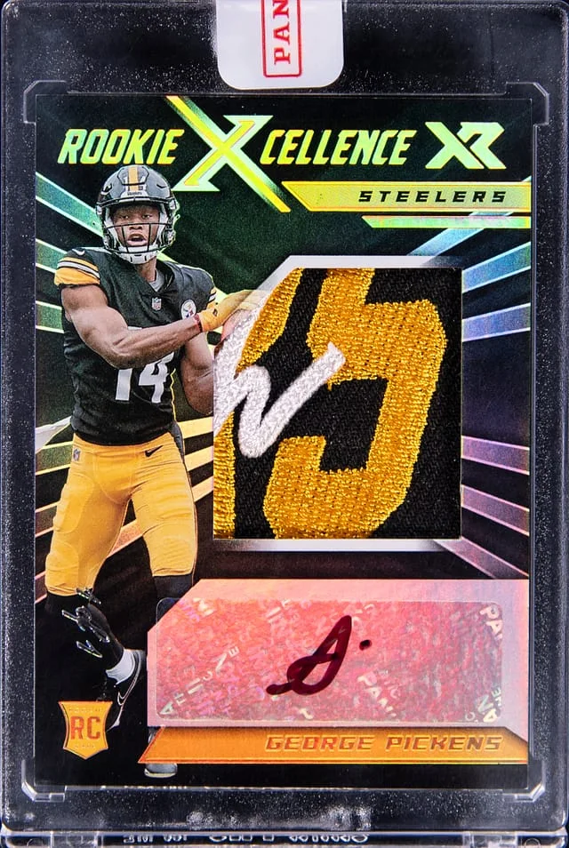 2022 Panini George Pickens XR Xcellence Black #RXE-GP card image