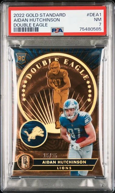 2022 Panini Gold Standard Aidan Hutchinson Double Eagle #Dea1 card image
