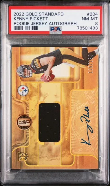 2022 Panini Gold Standard Kenny Pickett Jersey Autograph #204 card image