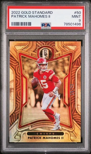 2022 Panini Gold Standard Patrick Mahomes II #50 card image
