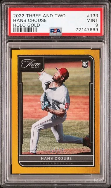 2022 Panini Hans Crouse Three and Two Holo Gold #133 card image
