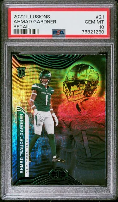 2022 Panini Illusions Ahmad Sauce Gardner Retail #21 card image