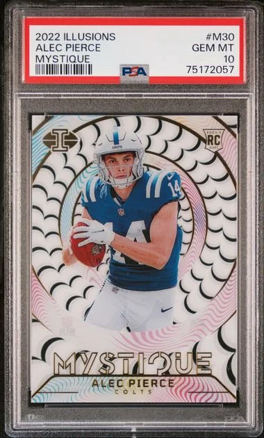 2022 Panini Illusions Alec Pierce Mystique #M30 card image