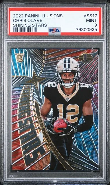 2022 Panini Illusions Chris Olave Shining Stars #Ss17 card image